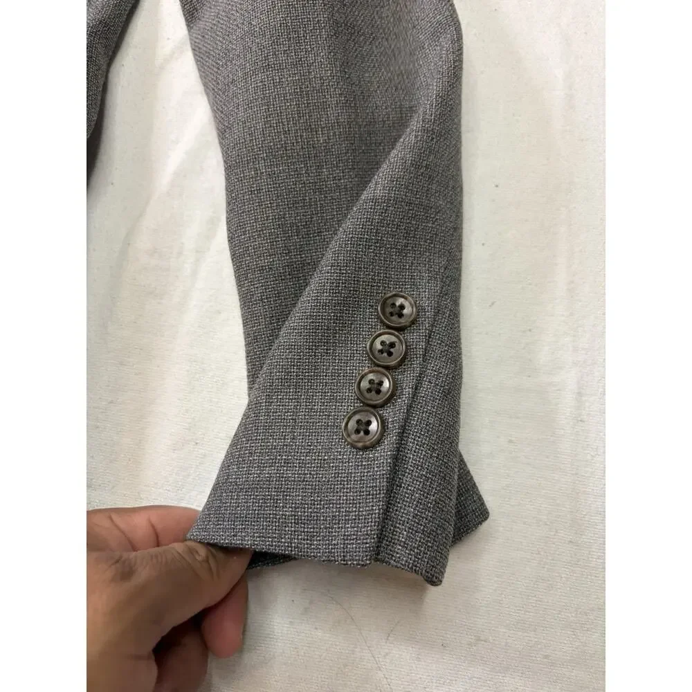 Bonobos Marzotto Italian Wool Men’s Sport Coat Blazer Gray 40R Standard Fit